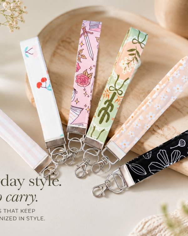 Cotton Wristlet Keychain