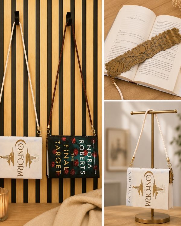 Bookmark "Purse" | Gold Acrylic Book Holder Bookmark